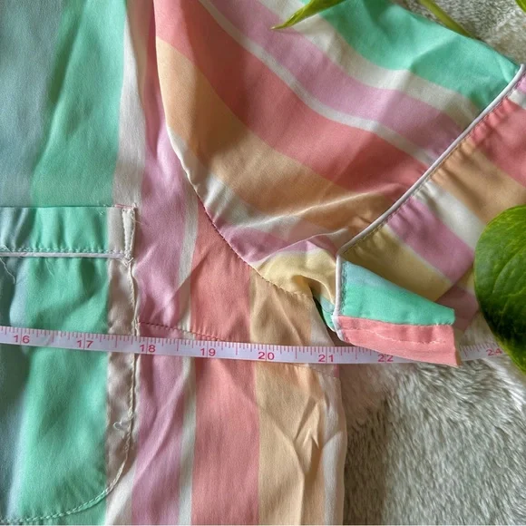 🌸Striped Pastel Pajama Set - Picture 7 of 11